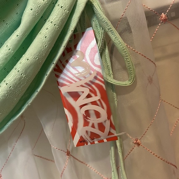 🫧Aqua Dress🫧Size M🫧Romwe🫧NEW🫧 - Picture 3 of 4